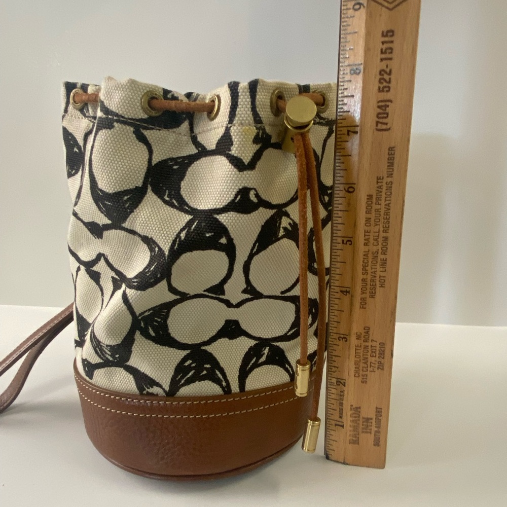 Coach Signature Drawstring Pouch - image 1